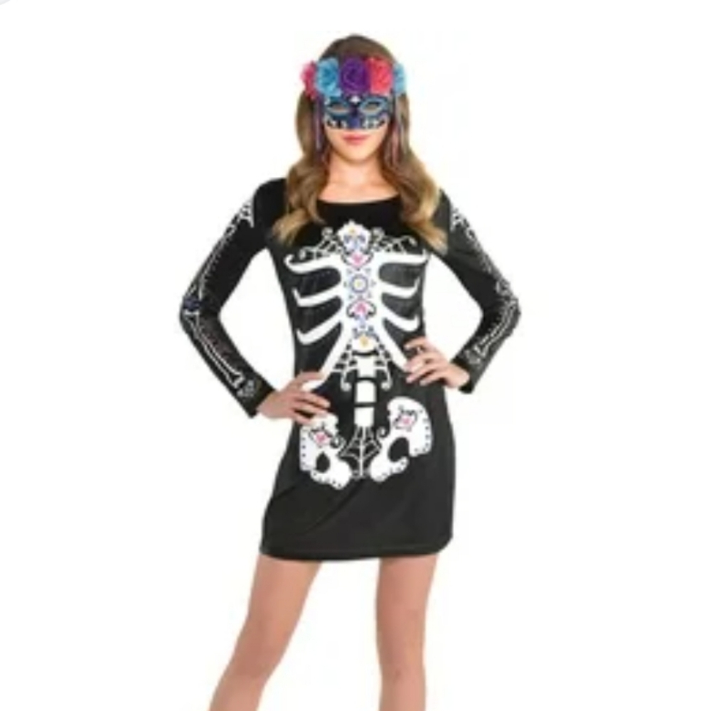 Day of the Dead Skeleton Dress Costume